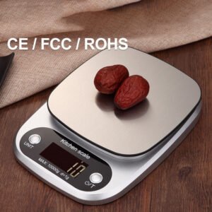 Digital Kitchen Scale10kg/5Kg Accurate for Home Use Household Electronic Weighing Tool for Diet Baking and Cooking