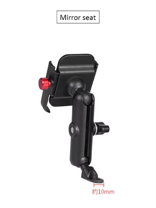 Motowolf Premium Mobile Phone Holder for Bike & Motorcycle - 360° Rotation Anti-Shake Mount - Image 2